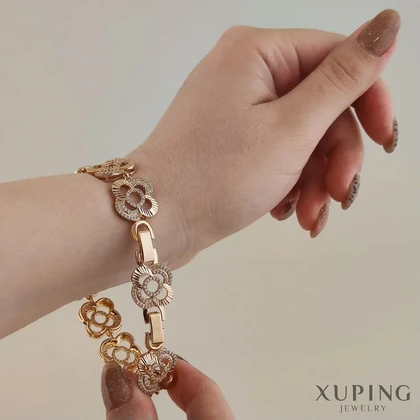 دستبند نگین‌دار طرح‌طلا ژوپینگ