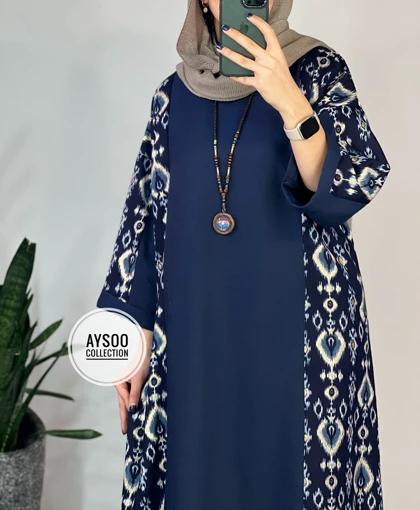 پیراهن مانتویی شیدا