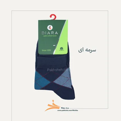 جوراب نخ پنبه نیم ساق آنتی باکتریال مردانه برند میچکا
