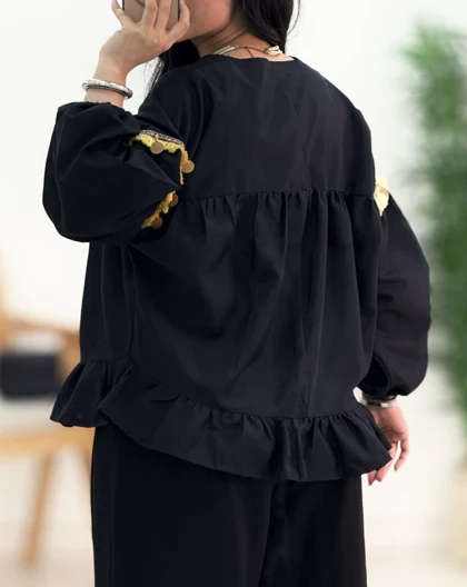 شومیز جلو بسته آتوسا(50)کد:5622