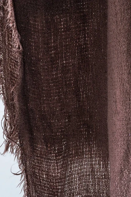 شال بوکله ساده نازک زنانه