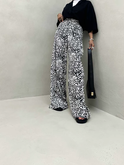 شلوار LEOPARD بغل زیپ
