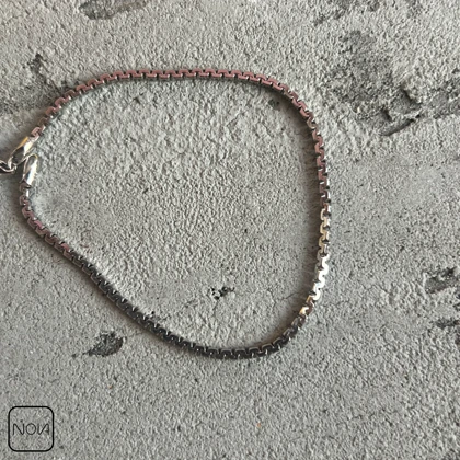 دستبند نقره مردانه ونیزی کد 0353224