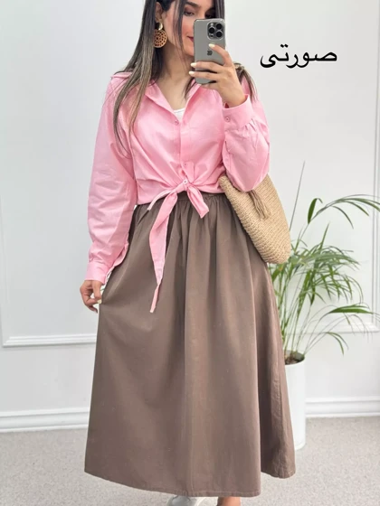 شومیز گره‌ای لینن آینور