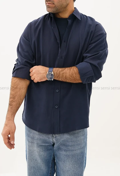 پیراهن مردانه آستین بلند سیلک کد20000065