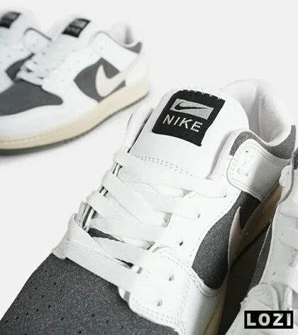 کفش کتانی مردانه و زنانه خاکستری کرم نایک NIKE SB Dunk مدل 7066