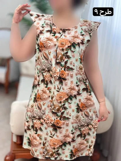 پیراهن نخی فرشته 3123