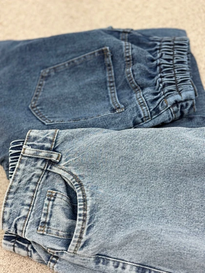 شلوار جین نیم بگ