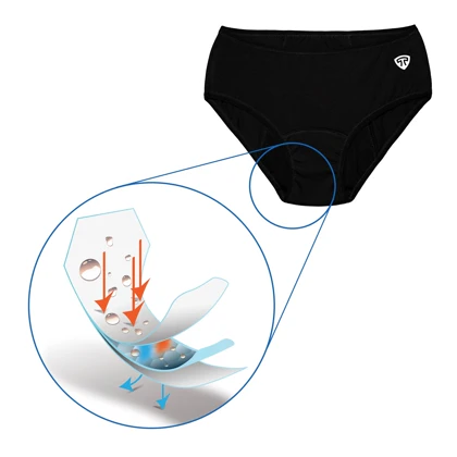 شورت پد تاپیک بسته 3عددی مشکی