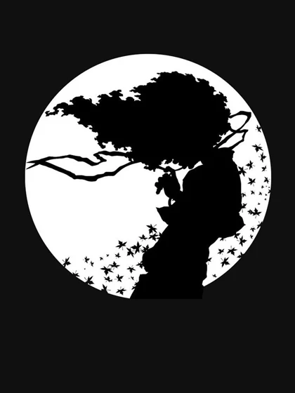 تیشرت لانگ انیمه AFRO SAMURAI افرو سامورایی Afro Samurai کد 186061
