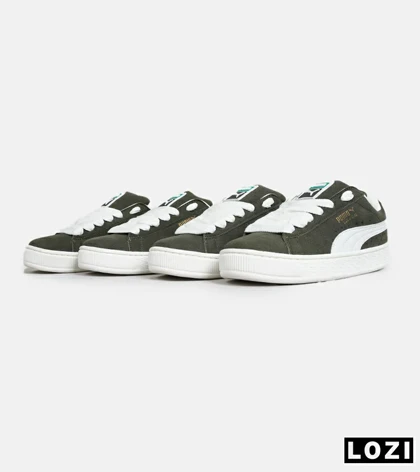 کفش کتانی ورزشی سبز مردانه و زنانه PUMA suede XL مدل 6933