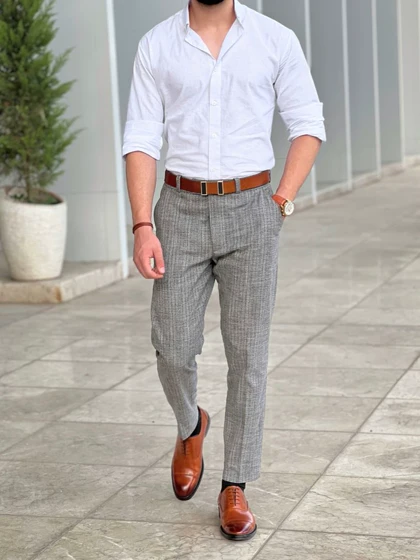 شلوار پارچه ای کد p185