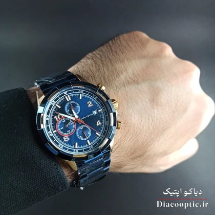 ساعت مچی مردانه اورجینال موتور ژاپنی برند مینی فوکوس سه موتور مدل Mf0198G.01