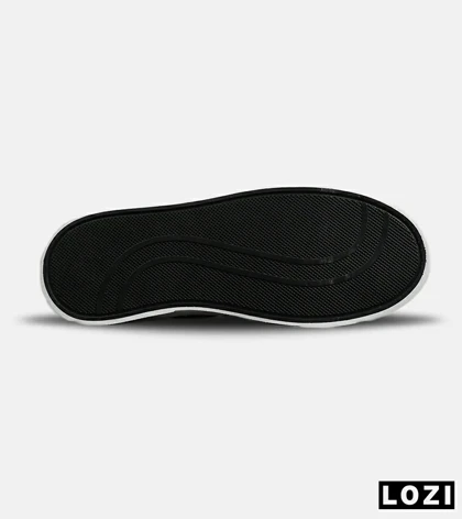 کفش کتانی مردانه مشکی BERSHKA مدل 7736