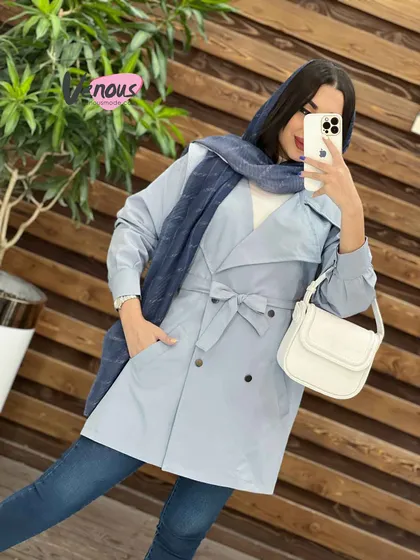 بارانی چهاردکمه یقه انگلیسی