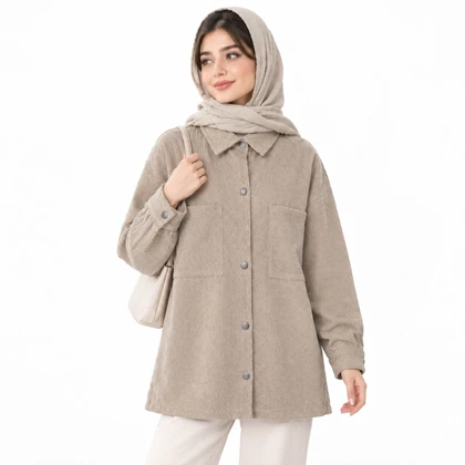شومیز مخمل کبریتی پاییزی زنانه