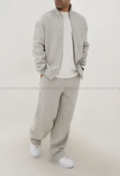 ست مردانه سویشرت شلوار گرم دارکد20000045