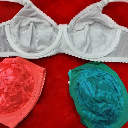 سوتین بالا شیشه‌ای فنردار آرین کد SA2898 (پک 3تایی)