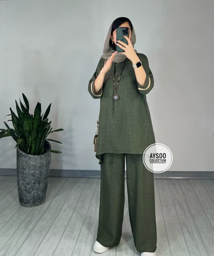 ست مانتو و شلوار فروزان