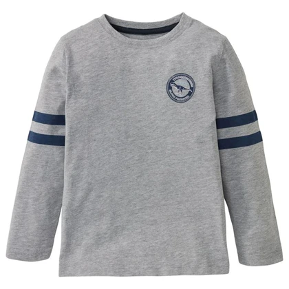 تیشرت آستین بلند پسرانه لوپیلو کد Z-TF43 مجموعه 2 عددی