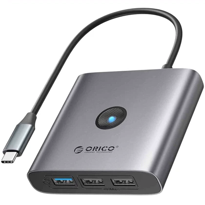 هاب تایپ سی اوریکو ORICO مدل FAX3-6PR با 6 پورت