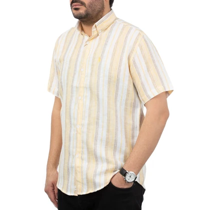 پیراهن آستین کوتاه کنفی مردانه تن کوک مدل 12111010