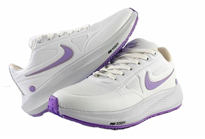 کفش رانینگ زنانه مدل نایکی آسپا nike سفید بنفش کد 52