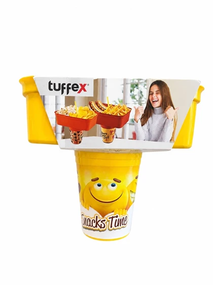 ظرف اسنک و نوشیدنی دو کاره Tuffex تافکس