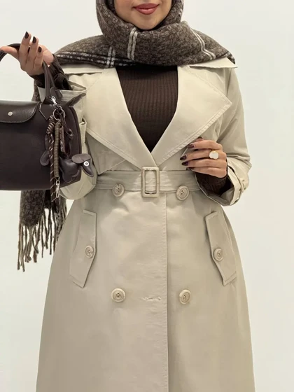 3985-بارانی بلند کارول