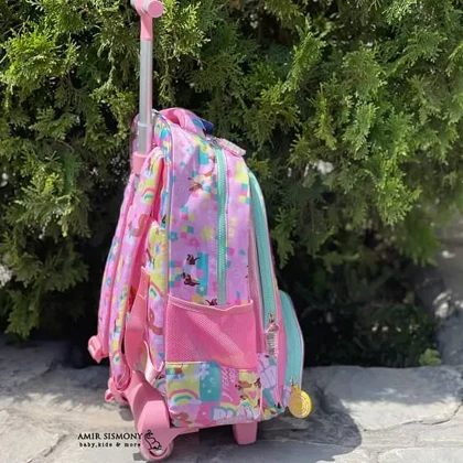 کوله پشتی چرخدار چند تکه فانتزی