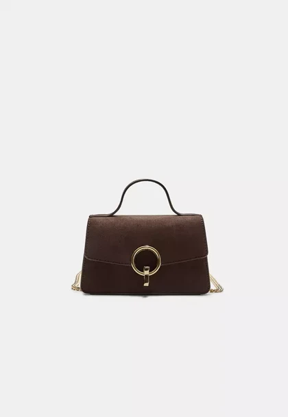 کیف دوشی زنانه مخمل اورجینال استرادیواریوس stradivarius