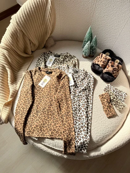 یقه گرد پلنگی 🤎