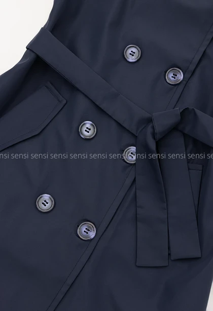 بارانی بلند6دکمه آستر دار@کد1004761