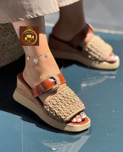 صندل لژدار گیپوری زنانه تابستانی