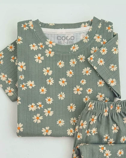 ست منزلی مادر و فرزند تیشرت و شلوار