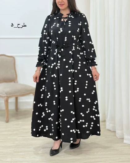 پیراهن بلند زنانه ولگا کد محصول 1690