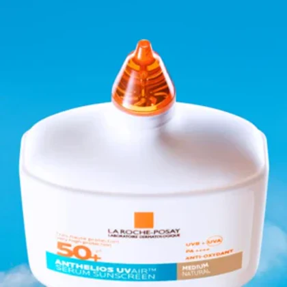 ضدآفتاب سرمی رنگی لاروش پوزای آنتلیوس UVair SPF50 مدل Medium Natural