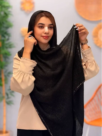 3280-شال لمه دور پولکی