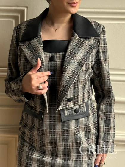 کت سارافون چهارخونه