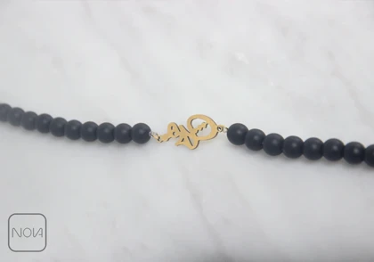 گردنبند مردانه سنگی هیچ