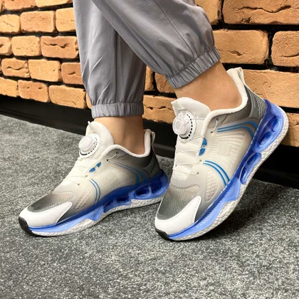 کتانی اسپرت مردانه مدل NIKE Air Griffey DISK رنگ سفید آبی