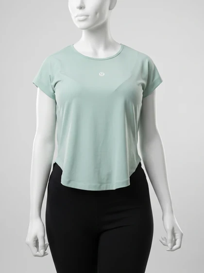 تیشرت ورزشی زنانه فلامنت یقه گرد Lululemon