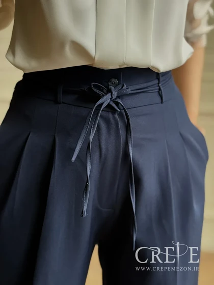 شلوار واید کمرکش قد 117
