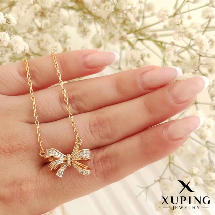 نیمست پاپیون نگین‌دار ژوپینگ (با زنجیر)