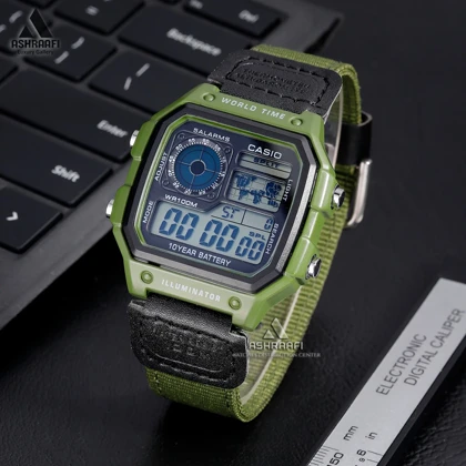 ساعت کاسیو بند برزنتی Casio AE-1200-32