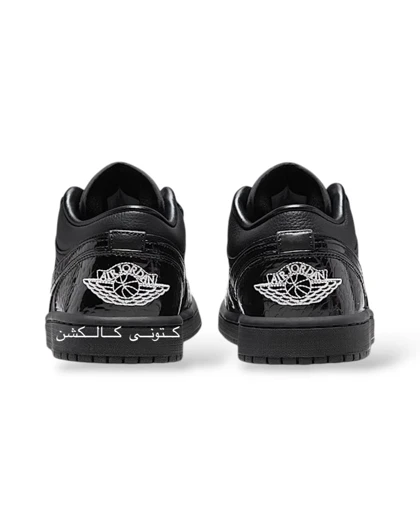 کتانی ویتنامی ایر جردن وان لو بلک فانتوم Nike Air Jordan 1 Low SE elephant black