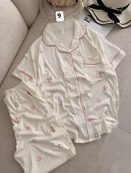 ست بلوز شلوار کریشه 3324