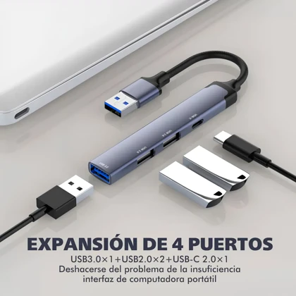 هاب USB الدینیو LDNIO مدل DS-44C چهار پورت
