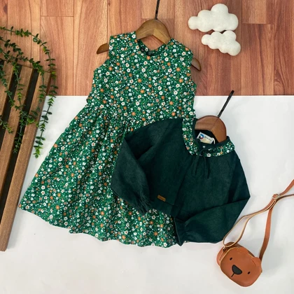 کت سارافون یلدا طرح گل‌گلی