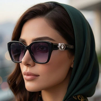 عینک آفتابی زنانه بولگاری مدل BVLGARI 50090 کیفیت Master Quality پک اورجینال